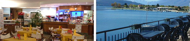 Obergeschoss des Gebäudes der CIRCOLO VELA CANOTTIERI 