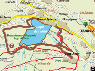 Wander-Tour Lago di Piano Bild von Wander-Tour Lago di Piano