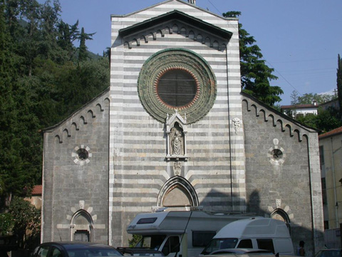 Bild von Kirche am Comer See  in Bellano