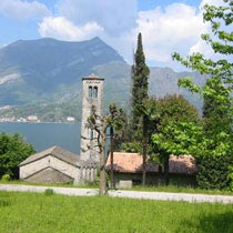 Bild von Kirche am Comer See in Bellagio