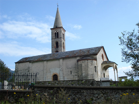 Bild von Kirche am Comer See  in Livo