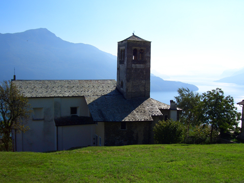 Bild von Kirche am Comer See  in Vercana
