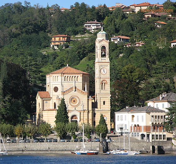 Bild von Kirche am Comer See  in Tremezzo